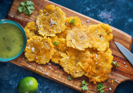 Patacones y Tostones