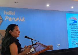 Delegada del turismo en Holguín Yuset Vargas