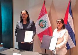 Perú y Cuba firman Memorando de Entendimiento sobre Cooperación Turística 