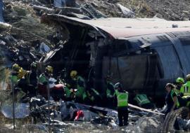 Accidente ferroviario en Toledo, España