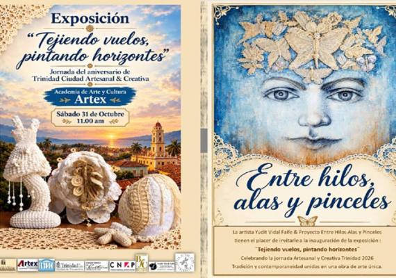 Trinidad celebra sus saberes creativos con expo de Yudit Vidal
