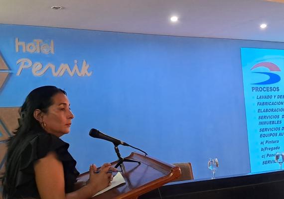 Delegada del turismo en Holguín Yuset Vargas