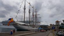 Buque escuela español “Juan Sebastián de Elcano” de visita en Cuba