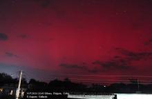 Insólito: Aurora boreal sobre Cuba