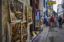 Turistas en Cuba