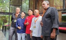 Ganadores del Concurso Cocinero 25 aniversario de Excelencias orgullosos de sus resultados