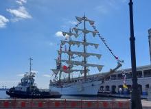 Arribó a La Habana buque escuela de la Armada de México