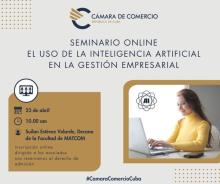 Cámara de Comercio anuncia seminario sobre Inteligencia Artificial