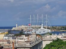 Llegada a La Habana del crucero Club Med 2