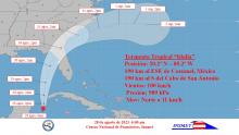 Occidente de Cuba en fase informativa ante cercanía de tormenta tropical Idalia