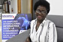 María Esther Alfonso Suárez, vicepresidenta primera de la Unión de Informáticos de Cuba