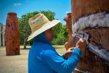 Restauran monumento en Cuba que conmemora el encuentro entre españoles y aborígenes