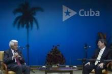 Presidente de la Cámara de Comercio de EE.UU visita Cuba