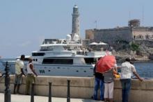 Yates estadounidenses visitan La Habana