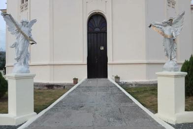 Ángeles y vitrales restaurados regresan al Santuario del Cobre
